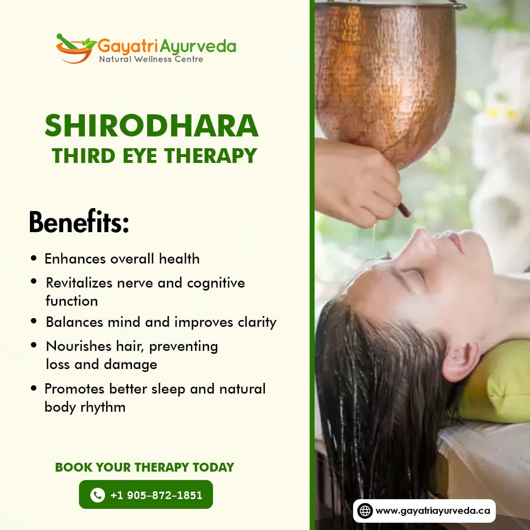Shirodhara – Third Eye Oil Therapy